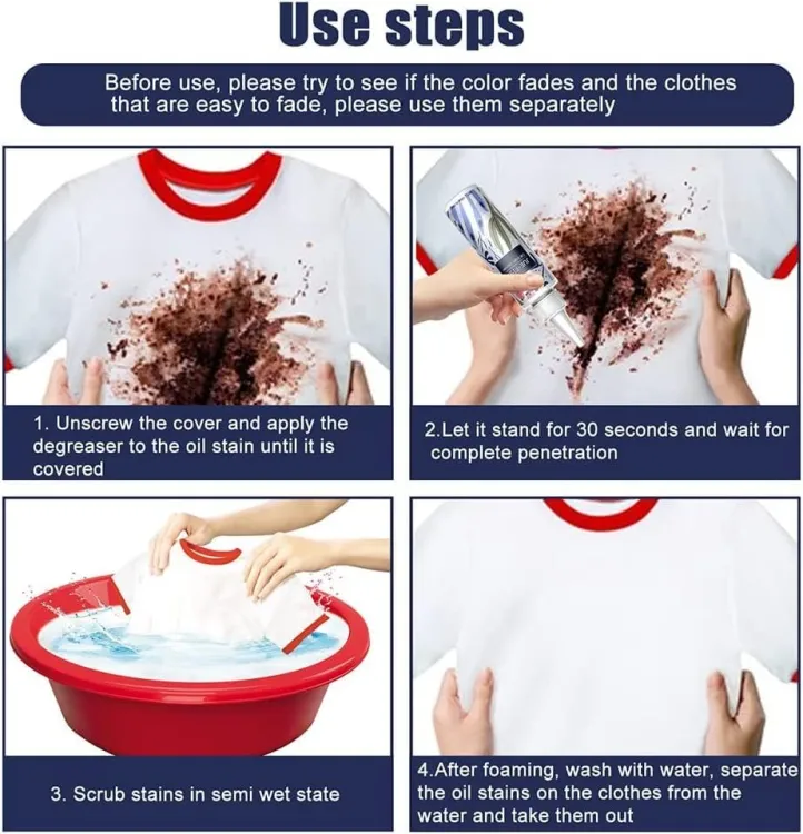 Emergency Stain Rescue: Powerful Clothes Stain Remover - Image 2