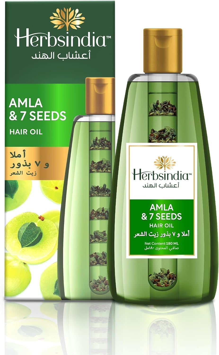 Herbs India Amla & 7 Seeds Hair Oil - 280 ml, Nourishing Blend for Hair Growth, Strength & Shine - Image 6