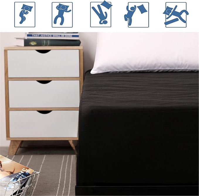 Waterproof Mattress Protector | Fitted Breathable Mattress Cover - Image 8