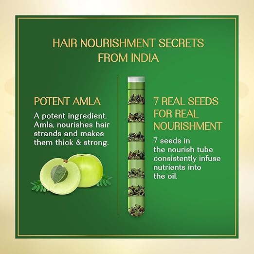 Herbs India Amla & 7 Seeds Hair Oil - 280 ml, Nourishing Blend for Hair Growth, Strength & Shine - Image 7