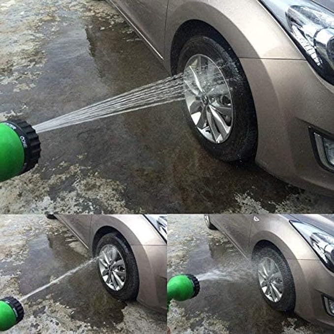 Magic Hose Pipe | Water Spray | Pressure Water spray Jet Gun | Expandable, Flexible Garden Water Hose for Car Wash, Bike Wash, Home and Garden 150 ft (Random Color) - Image 7