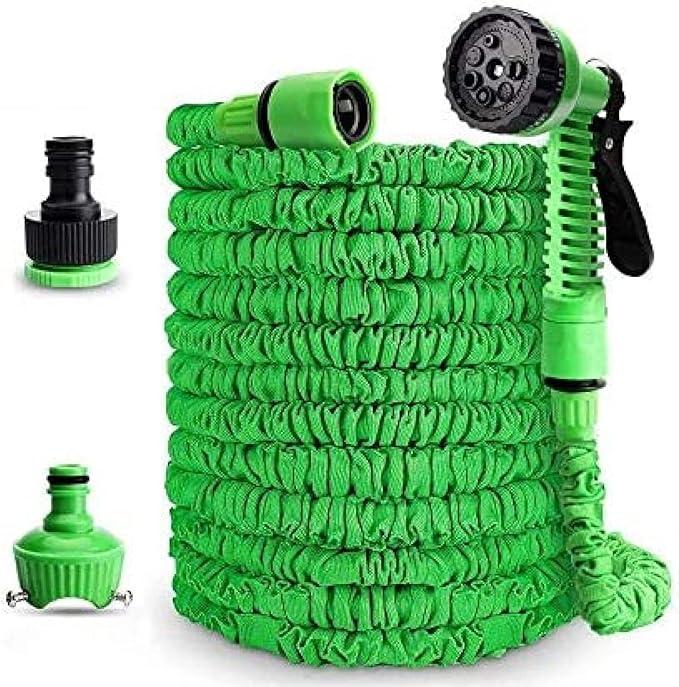 Magic Hose Pipe | Water Spray | Pressure Water spray Jet Gun | Expandable, Flexible Garden Water Hose for Car Wash, Bike Wash, Home and Garden 150 ft (Random Color) - Image 4