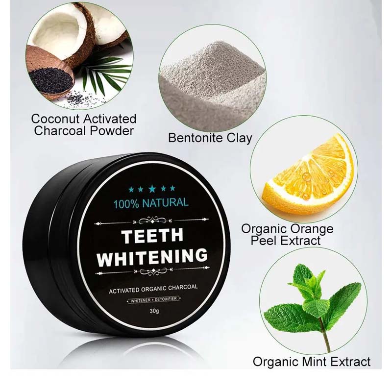 Teeth Whitening Charcoal Powder (Organic) Charcoal (30G) - Image 6