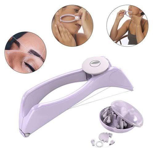 Eyebrow Threading Tool – Modern Plastic Cotton Facial & Body Hair Remover for Women - Random Color - Image 7
