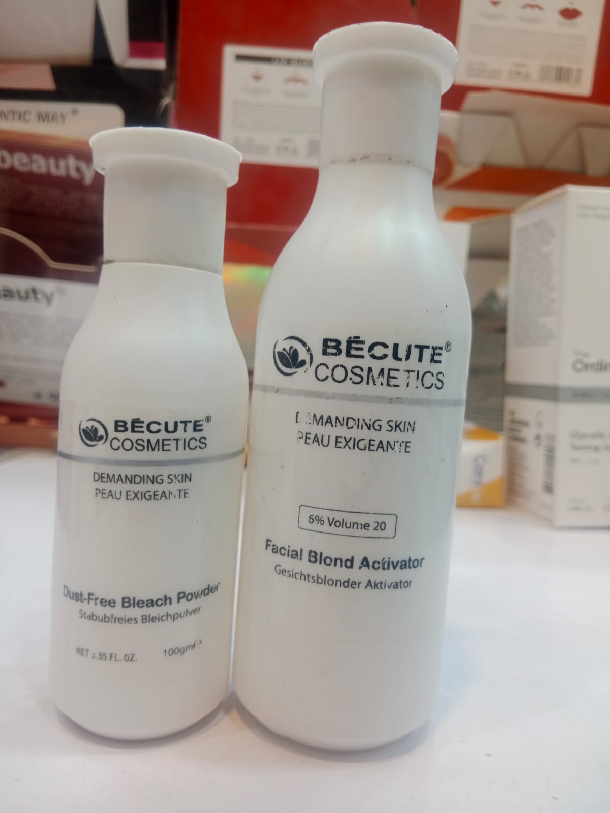 Becute skin polish set - Becute Bleach Powder & Facial Blonde Activator - Image 2