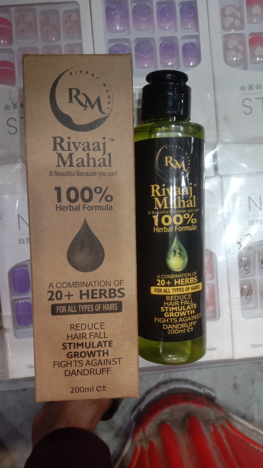 Rivaaj Mahal 100% Natural Formula for Men & Women | Stops Hair Fall, Promotes Thick & Long Hair - Image 2
